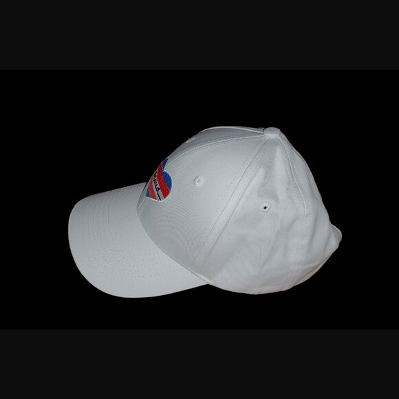 The Phluid Project White Cotton Pride Proud Rainbow Heart Adjustable Dad Hat - Picture 2 of 7